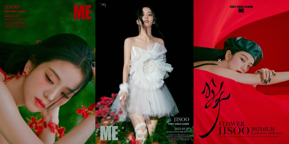 .<a href="/BLACKPINK/">BLACKPINKOFFICIAL</a> #JISOO’s debut single album #ME will have #FLOWER as the title track! Make sure to purchase free trial premium streaming accounts on the 30th!
➝ linktr.ee/Blackpinkunion…

FLOWER BY JISOO 
#JisooDebutMarch31