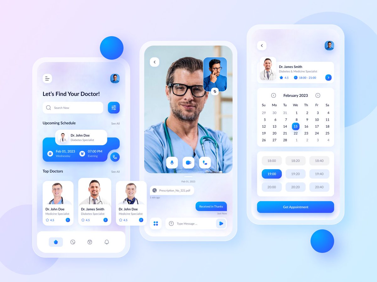 uiabkhalid's tweet image. Doctor Appointment Mobile App UI Design! 
dribbble.com/shots/20876948…
#uiux #design #uiuxdesign