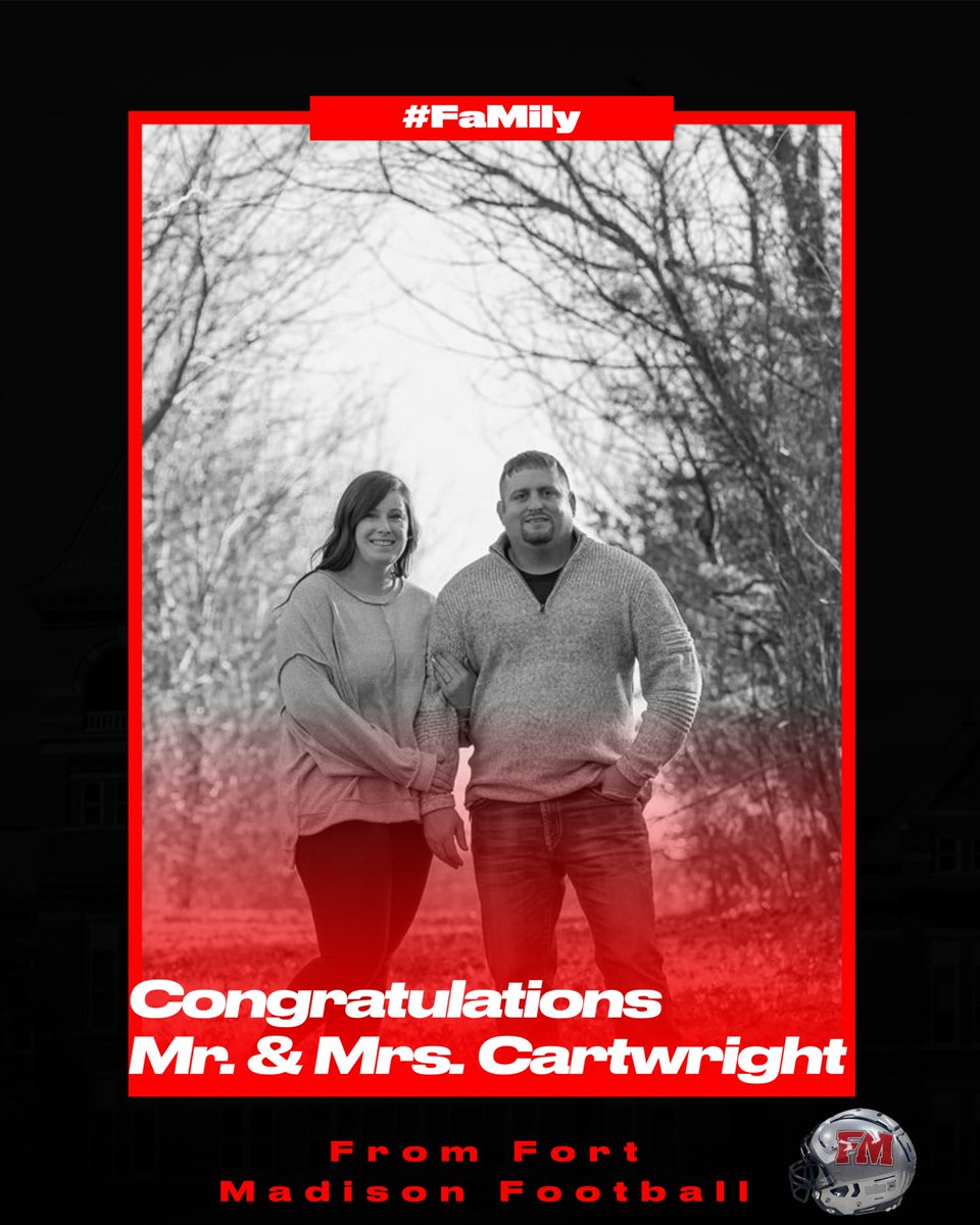 What a wonderful evening celebrating the marriage of Coach Cartwright and his beautiful bride, Carmen! Congratulations and here’s to a lifetime of love, happiness and each other! #FaMily