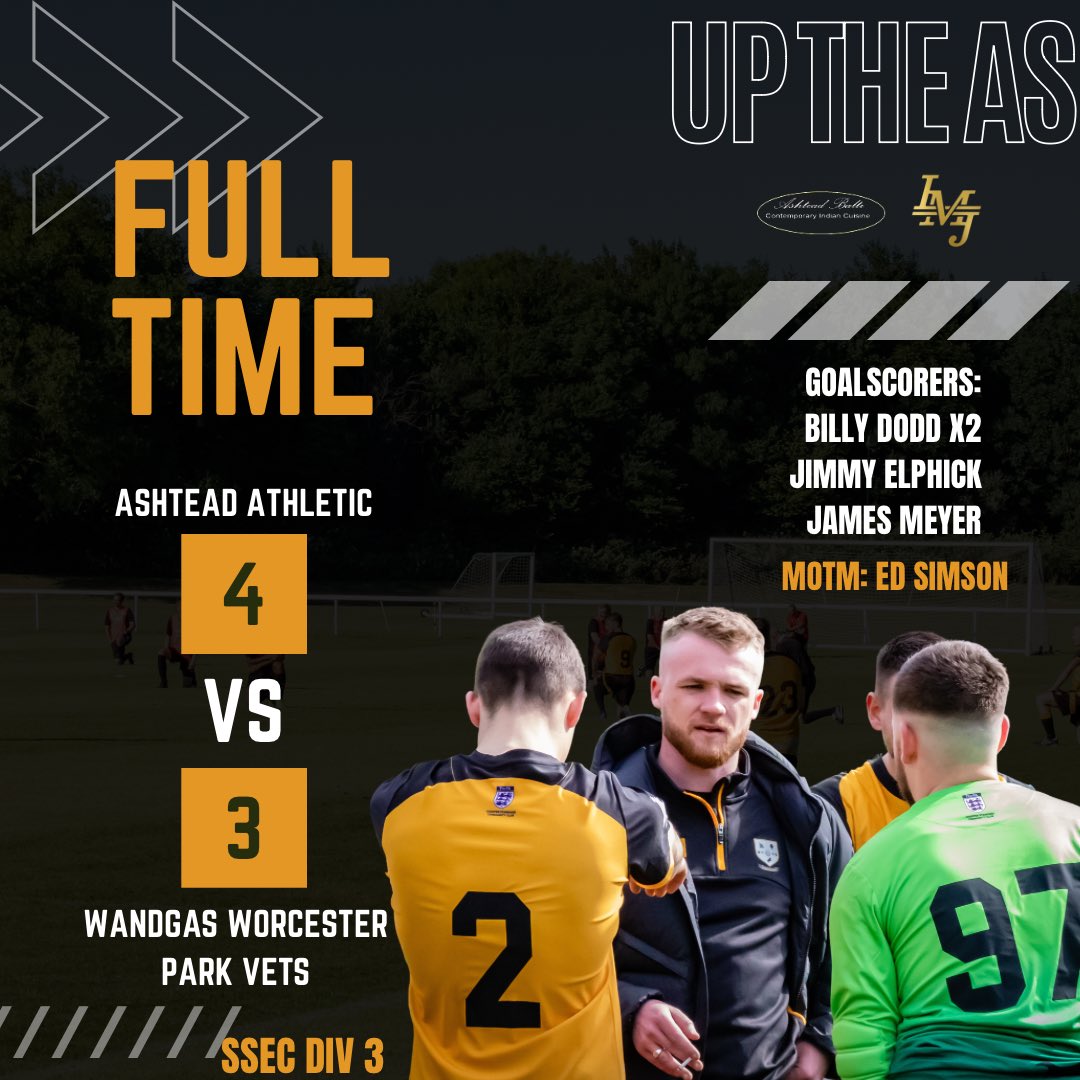 Hard fought deserved win for the lads yesterday 💪🏻 

Couple lapses in concentration put us behind at half time, but we pulled through in the end to get all 3 points.

Goal-scorers: @_billydodd <a href="/jamesmeyer26/">James Meyer</a> <a href="/jimmyelphick/">Jimmy Elphick</a> 

MOTM: <a href="/ed_simson/">Ed Simson</a> 

#UPTHEAS #BALTIBOYS