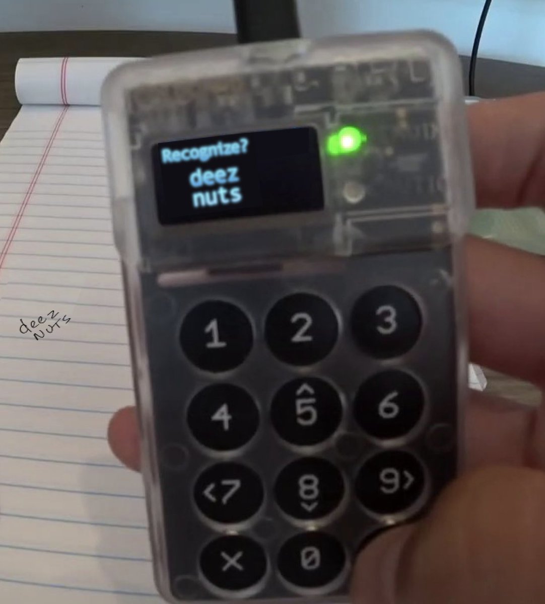 SymbolSatoshi's tweet photo. IRS: "What are your hardware wallets seed words?" https://t.co/6lk0Lb8VNe