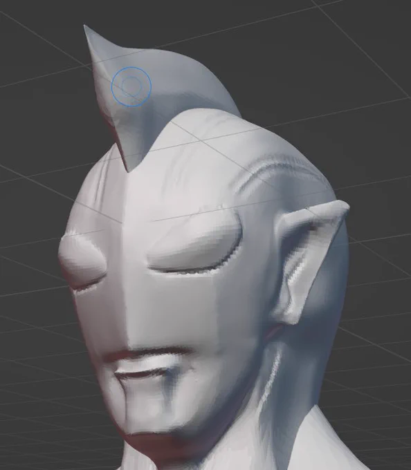 ウルトラマンZ施工中カッコイイ!COOOOOOLSculting with Blender 