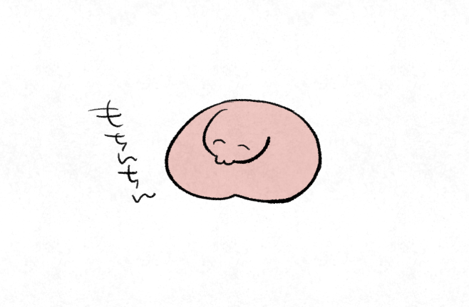 ひさしぶりに当アカウントのマスコットキャラであるもちんちんを描きました 