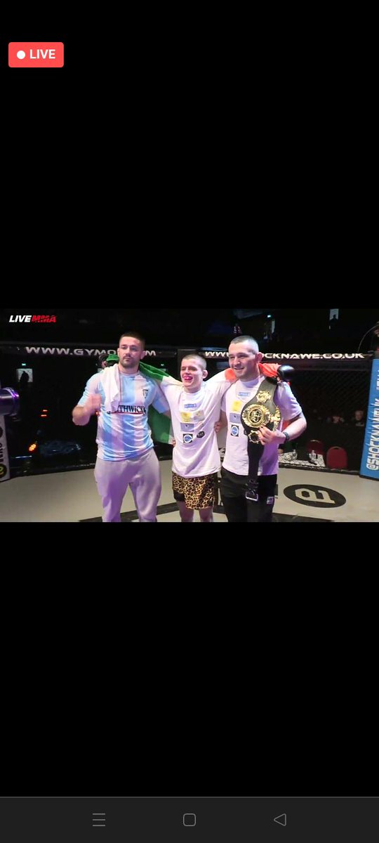 John_Kavanagh's tweet photo. Last night @GunniNelson wins on @ufc . Gary Rooney defended his @ShockNAweUK belt. Same show Jordan furey adds a belt #champchamp and last but not least Walter Cogliandro wins on @uae_warriors . Good paddy's weekend overall 🙏🏼 https://t.co/F5PJHSkBv5