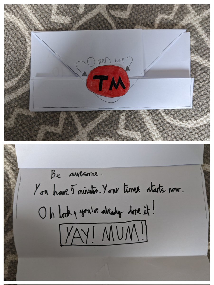 _iamsalt's tweet photo. .@AlexHorne My ten year old's Mother's Day card to me. #Taskmaster https://t.co/GmHNtzLvoS