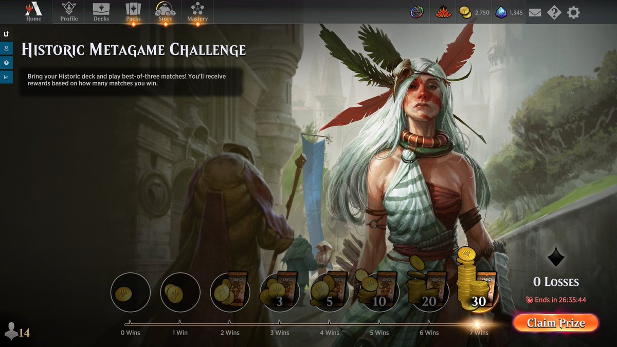 H0YER's tweet photo. @fireshoes @AlthMtg  Did the 7 win with a deck based off of David Toscas deck list, kept the mana base exactly the same, this was epic bringing my 4k gold entry challenge up to 57 packs this metagame challenge lmao. a 30, a 20, two 3s, and a 1 and one fail.
TTV meeple1mtg https://t.co/XTTMD2SHuR