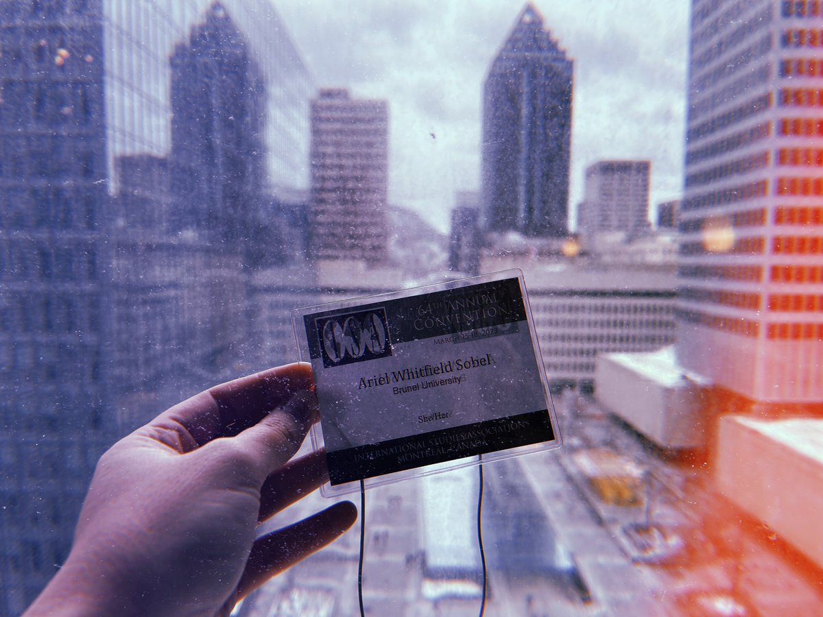 Had an amazing time presenting at my first in-person conference at #ISA2023!  It was wonderful to see so many amazing scholars that I’ve previously only ‘met’ via email, Twitter or Zoom. Looking forward to the next one already!