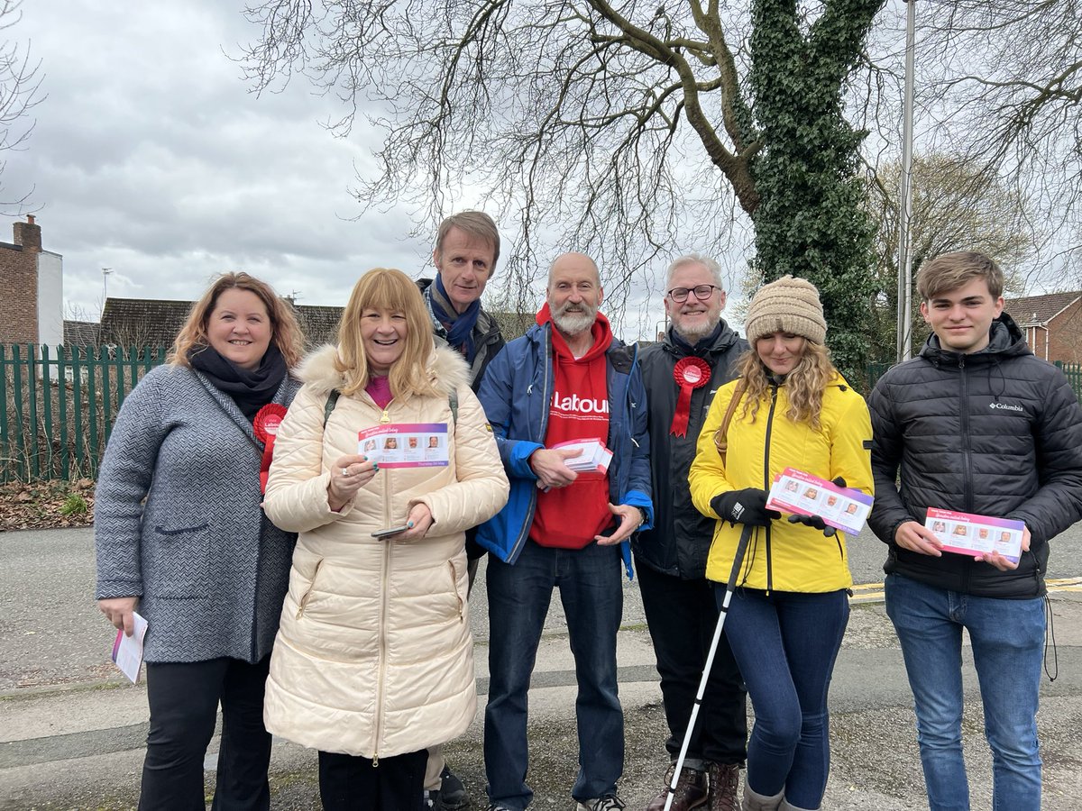 Out canvassing in Urmston ward this afternoon. Strong and warm support for Labour from residents on the doorstep