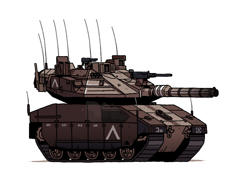 「Merkava Mk.4M (Commission) 」|KAREPACKのイラスト