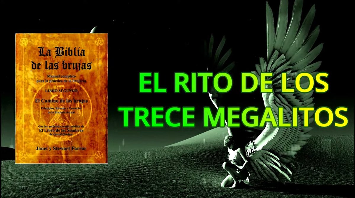 MovieBooks2's tweet photo. https://t.co/5qaInZH2bw
La Biblia De Las Brujas | EL RITO DE LOS TRECE MEGALITOS | Audiolibro
#brujeria #ocultismo #wicca #wiccaning #witchcraft #Ritual #witchtwt #witches
*Suscribete, ayudarías mucho al canal. Gracias 👍🏻 https://t.co/JSQOJrGr86