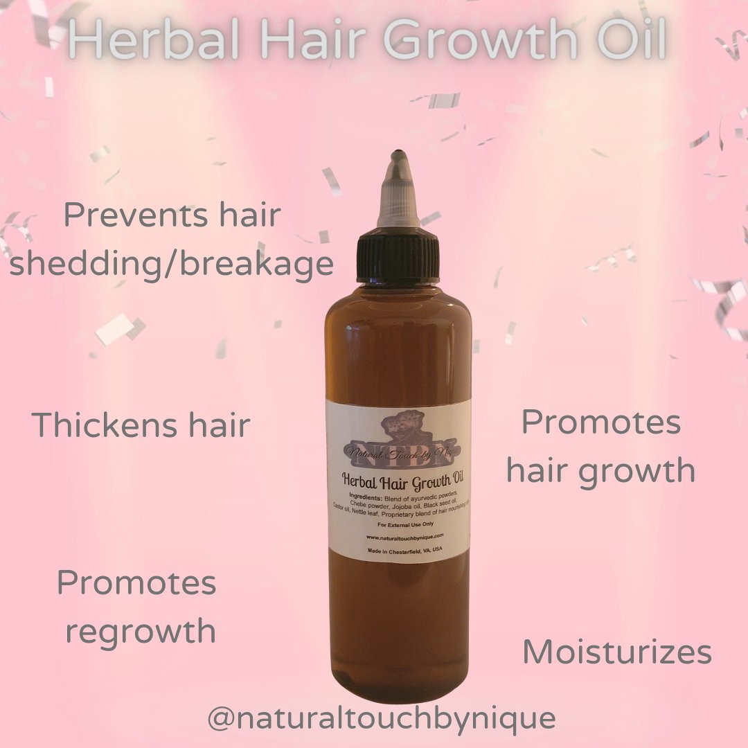 touch_nique's tweet photo. If you have problems with hair breakage, shedding,dry, brittle  hair, then Natural Touch by Nique has a solution for you. The Herbal Hair Growth Oil will  help with these issues &amp; so much more!
#hairgrowthoil
#naturalhaircare
#hairgrowthproducts
#hairgrowthherbs
#hairgrowthgoals https://t.co/vzgfxRhR83