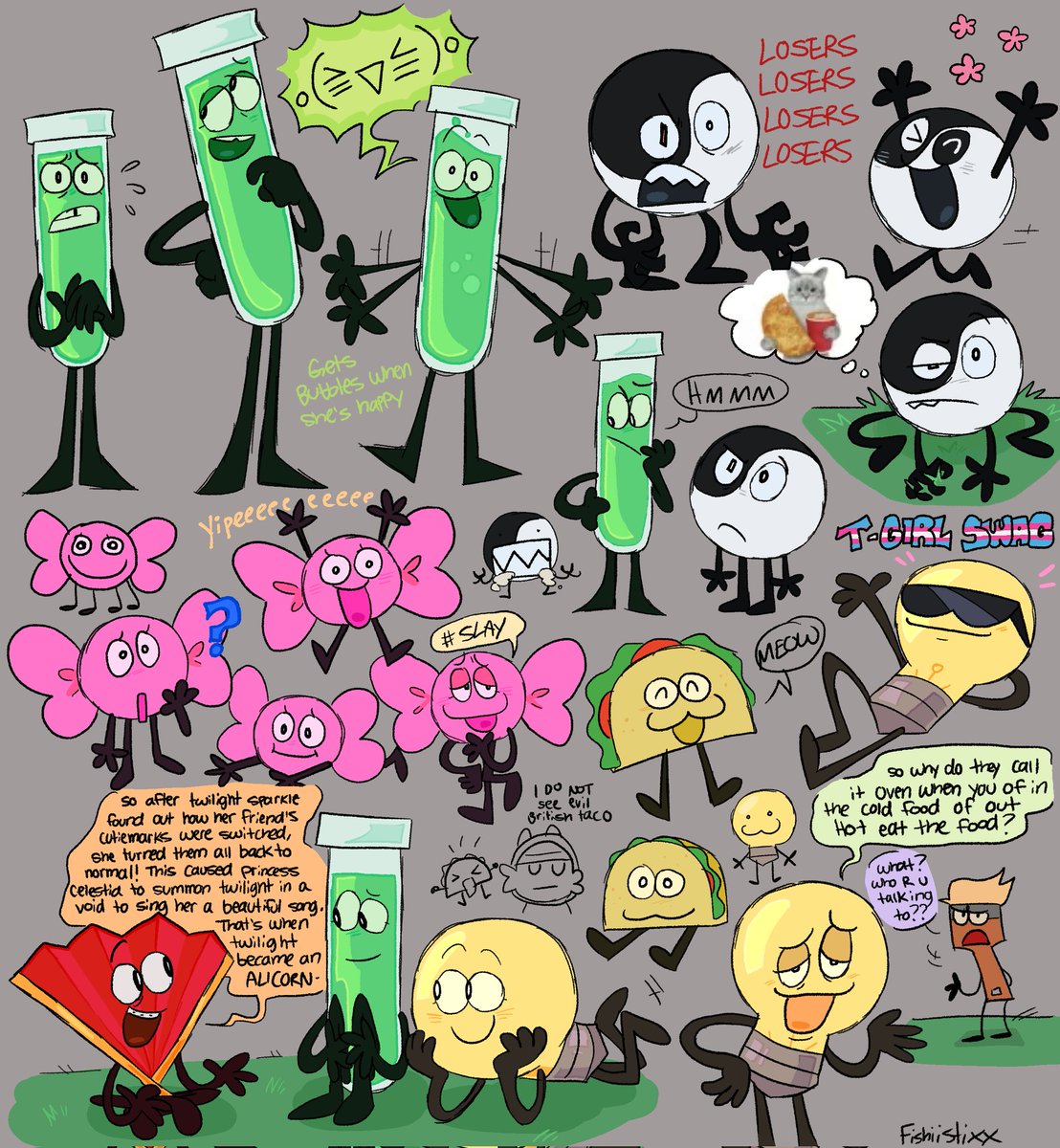 fishiistixx's tweet photo. So I finally started Watching inanimate insanity.. #inanimateinsanity #inanimateinsanityfanart #inanimateinsanityart #ifeelinsaneaboutthesecharacters https://t.co/UTUNmZQNsJ