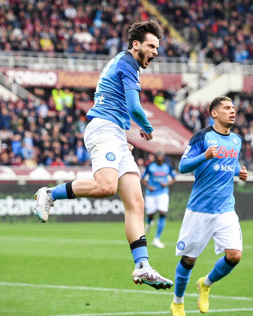 brfootball's tweet photo. Khvicha Kvaratskhelia is the first player in Serie A to hit 10+ goals and assists this season ✨ https://t.co/v8VADrtlVm
