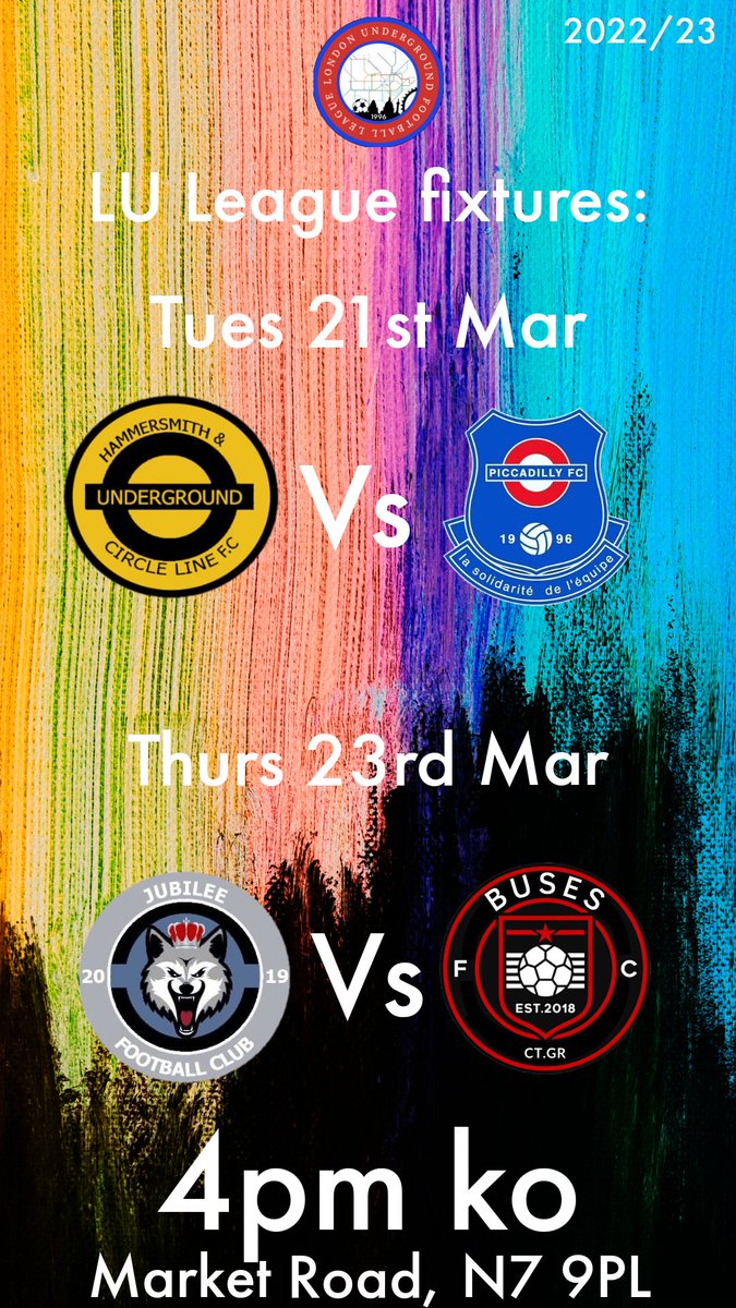 This week's fixtures. Wins from either teams will see some movement in both divisions as the season's end gets closer!