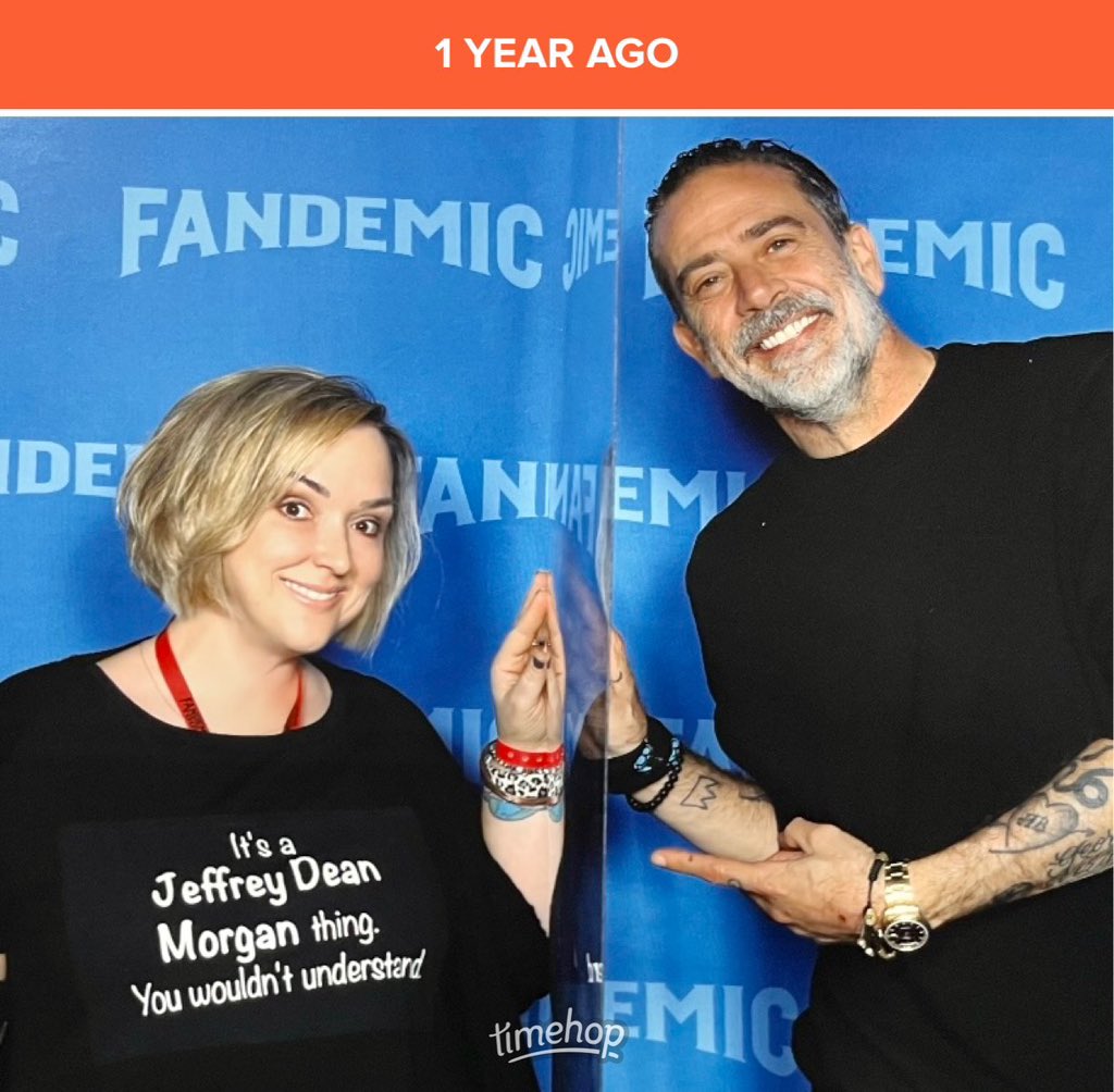 MelyndaE's tweet photo. Whaaatttt??? It’s been a whole year since I’ve seen @JDMorgan ☹️ hope to stand awkwardly & not know what to say again & see you soon! ❤️🤩 #ItsAJDMthing https://t.co/VP1WROyAMf