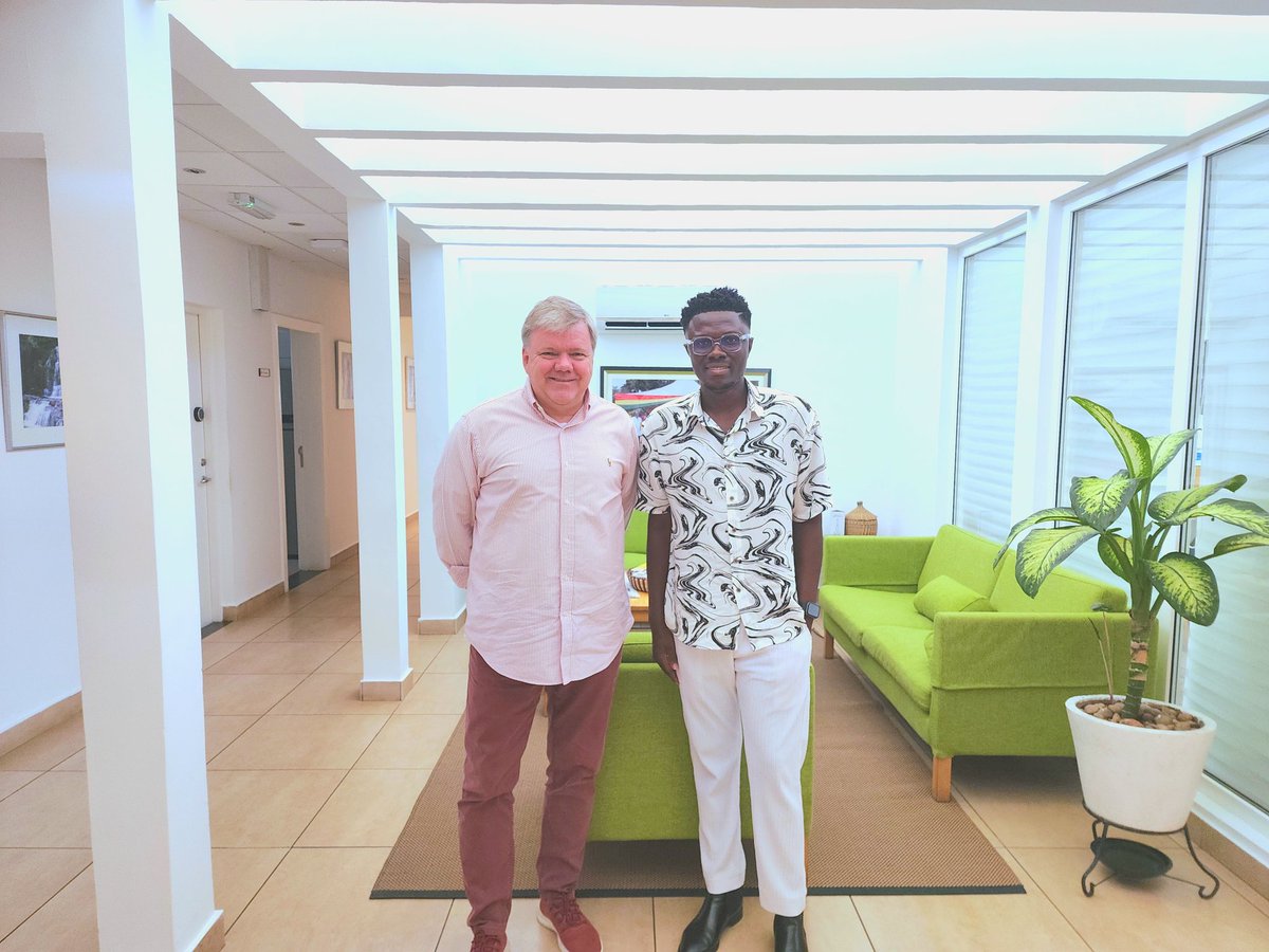 MacCarthy Mac-Gbathy (@mccth) on Twitter photo Thank you for your time last week at the embassy, honourable Danish ambassador to Ghana <a href="/DKAmbGhana/">Tom Nørring 🇩🇰</a> .
Always priceless. Thank you for your time last week at the embassy, honourable Danish ambassador to Ghana <a href="/DKAmbGhana/">Tom Nørring 🇩🇰</a> .
Always priceless.