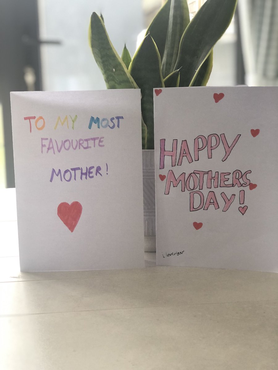 Happy Mother's Day! 🌹Treasuring the homemade cards from our girls for as long as they last! #MothersDay2023 #Sunday #cardsbykids