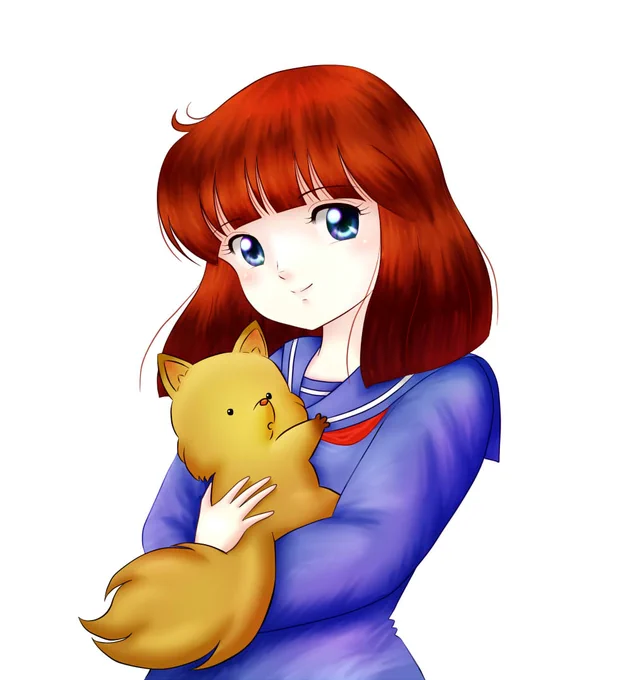 録画したうる星やつら観ましたしのぶと純情ぎつね#過去絵 