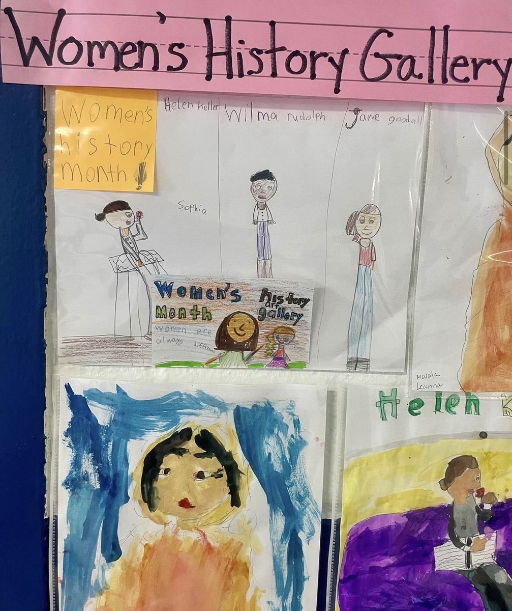 Petrides School on Twitter "Class 221 created an art gallery about