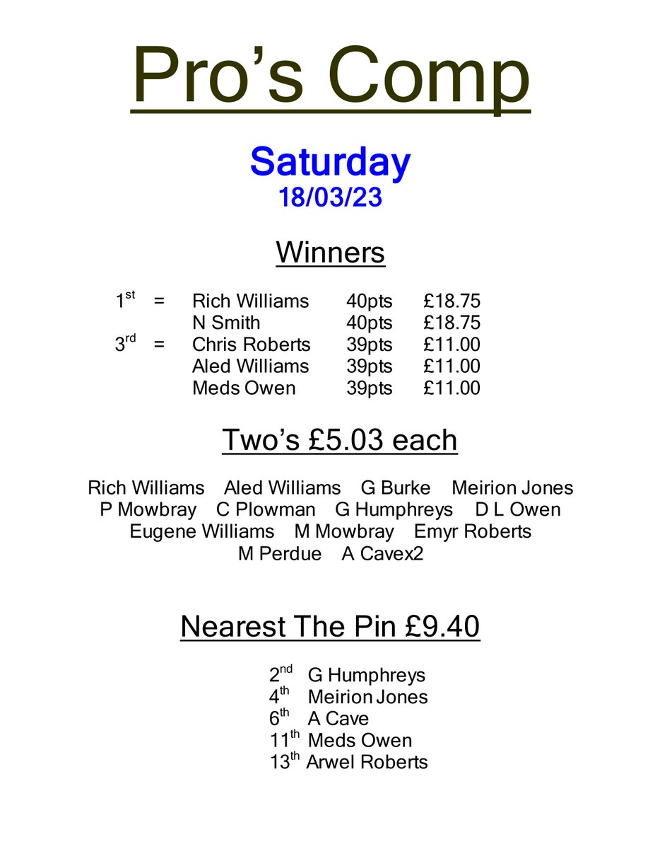 Holyhead Golf Club (@holyheadgc) on Twitter photo 