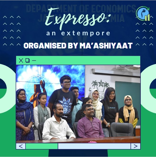 maashiyaat's tweet photo. Ecocracy 2023 ✨✨
#ecocracy #economics #students #jmi #maashiyaat #event #event2023 #fest #march https://t.co/dkB88uzHkw