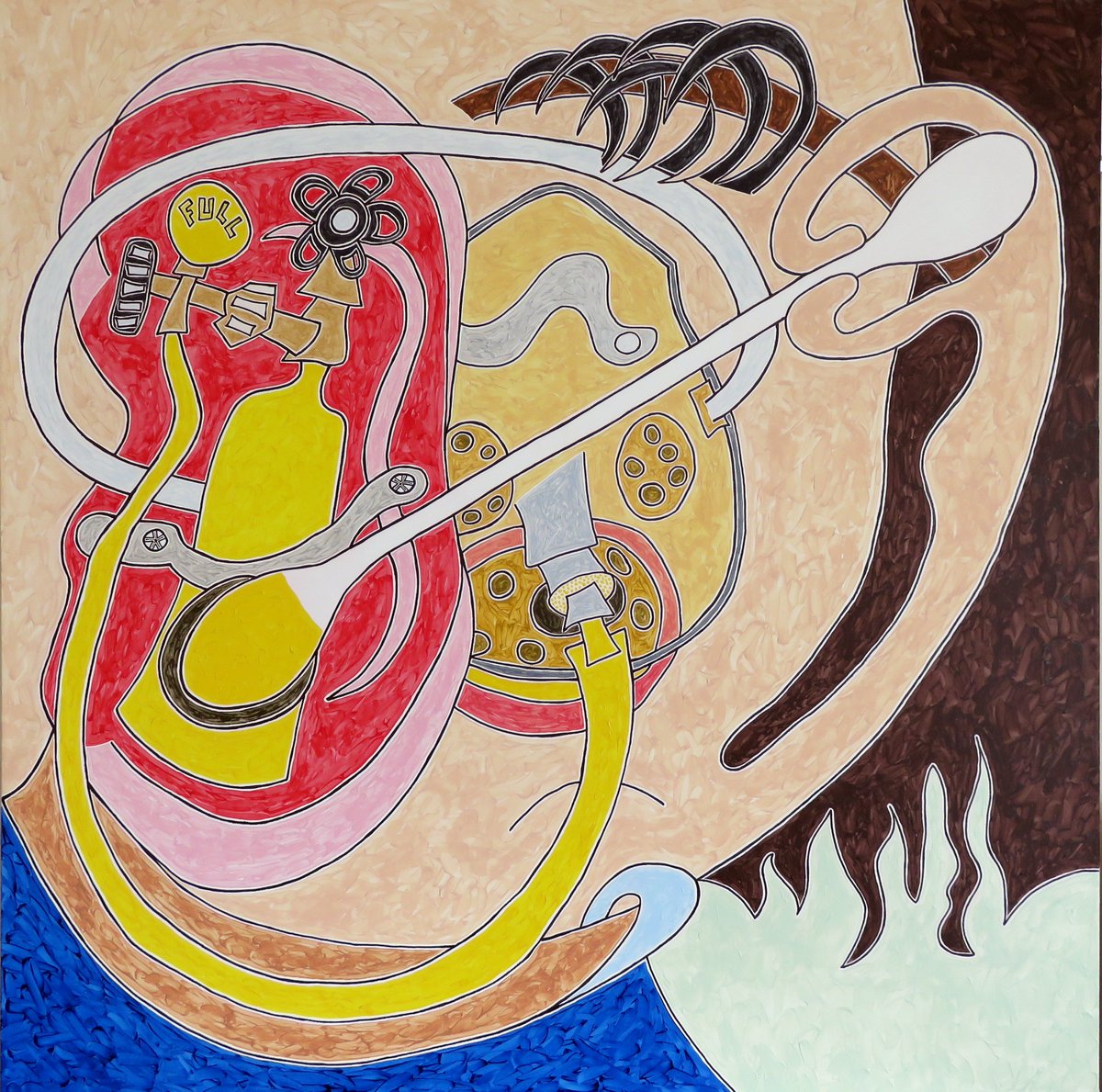 DirkGroves's tweet photo. Recent painting - "Inhaling Sunshine" - https://t.co/WWpco3xSxt https://t.co/bSKVRFarTe