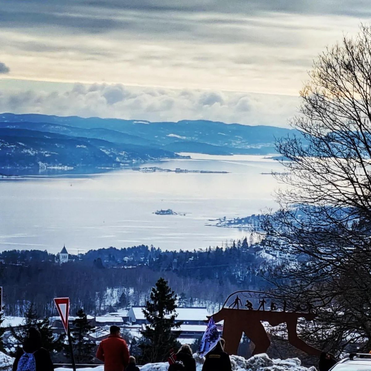 A view of Oslofjord yesterday from Holmenkollen, just because.