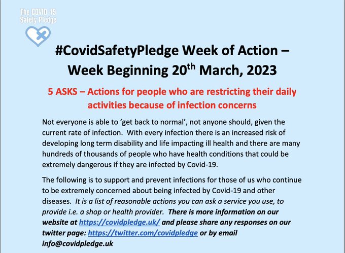 We've signed the Covid-19 Safety Pledge.

The @CovidPledge week of action starts tomorrow.
#CovidPledgeAction #CovidSafetyPledge

To find out more go to covidpledge.uk