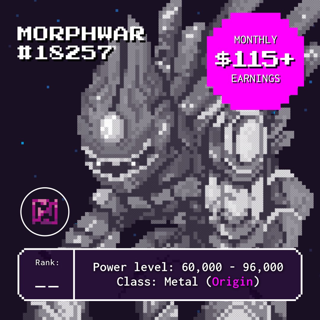 Monthly Top 20 closing soon. Try your luck summoning this NFT before (26 March) and earn up to $115++ ETH/MATIC. 🔥💎💰

Follow + Retweet + DM us to claim your FREE Morph Gem codes and begin summoning. 💎💎💎

#nft #nftcommunity #nftgame

Click to begin: morphwar.com