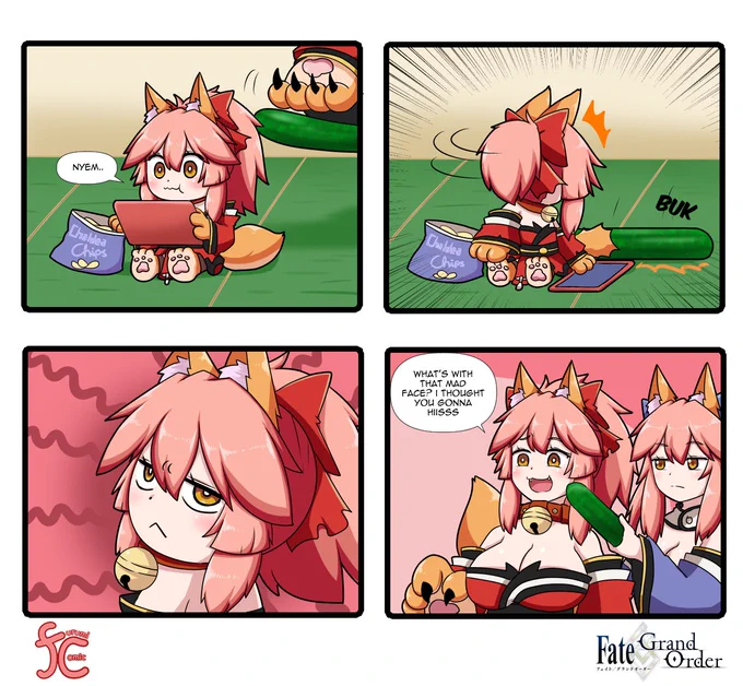 A Cucumber Part 2.
#FGO #FateGO #タマモキャット 