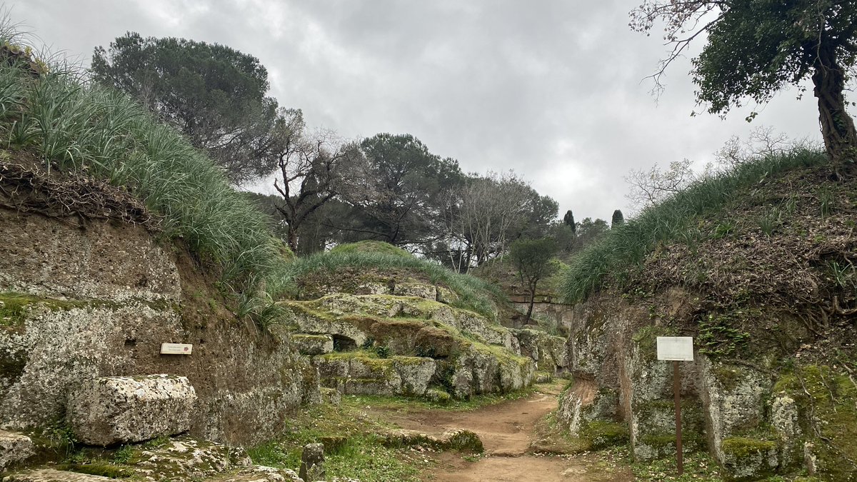 Real life Hobbiton 😃 (AKA Etruscan’s Necropoli della Banditaccia near Cerveteri, Rome)