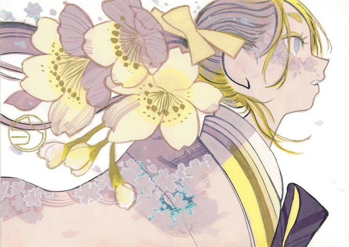 「着物 花びら」のTwitter画像/イラスト(新着)｜21ページ目