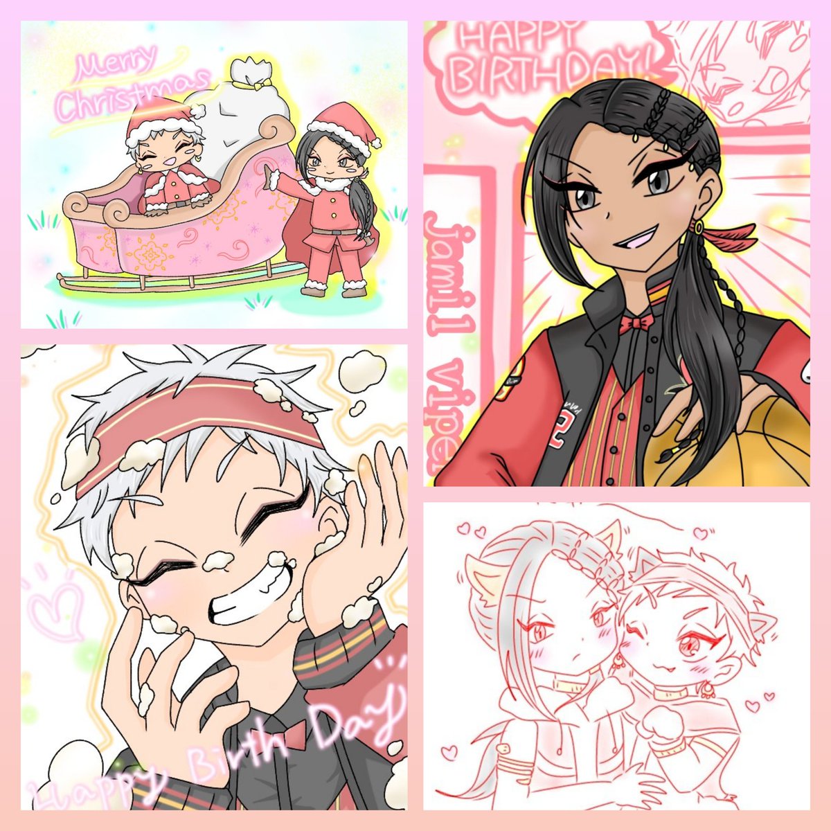 3周年記念にそっとタグおびんじょ失礼します🙌
スカラビアが大好きです!ぬい撮りもします👀
雑多垢なのでツイート見て良ければ〜🙏✨
#twst絵描きさんと繋がりたい
#ツイステ絵描きさんと繋がりたい