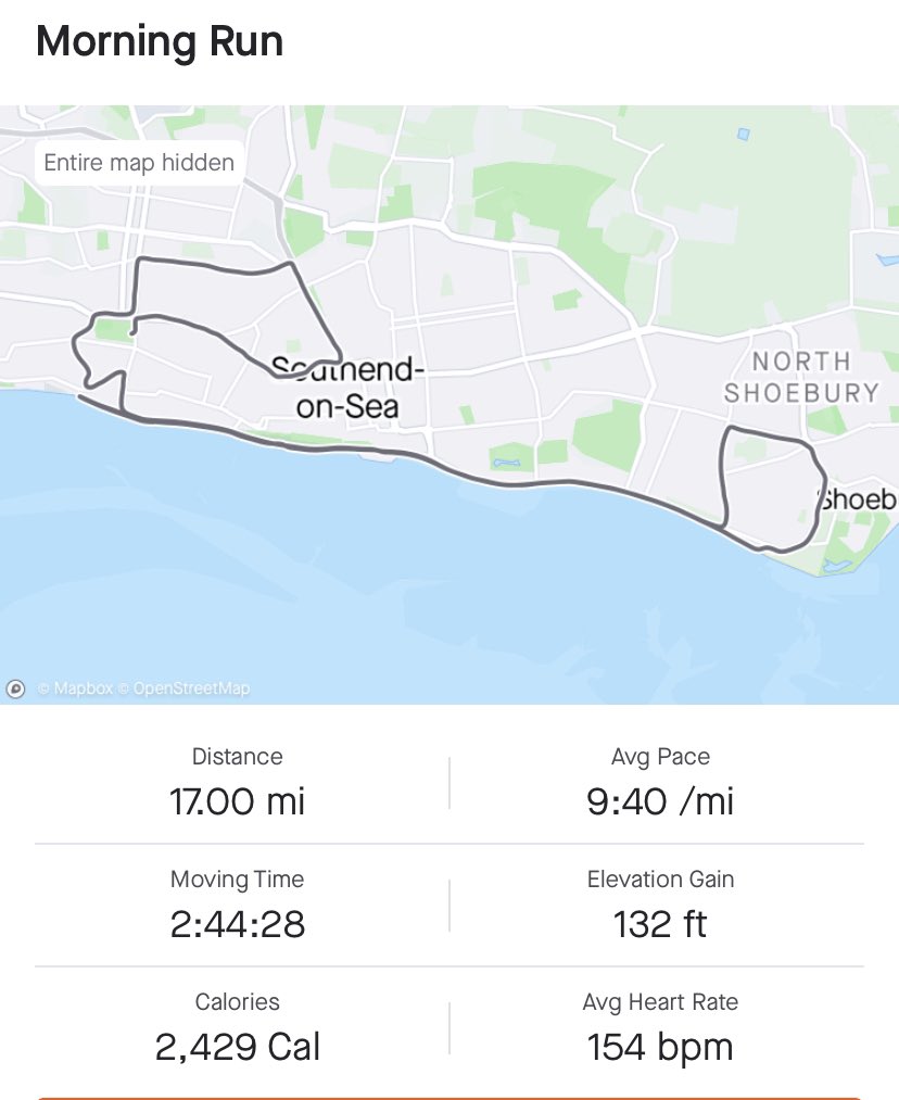 Mernski14's tweet image. Got it done - 17M but went out far to quick and died at 14miles

Worryingly there would be 9.2M more to go!!

#LondonMarathon 
#iHateRunning
#5WeeksToGo