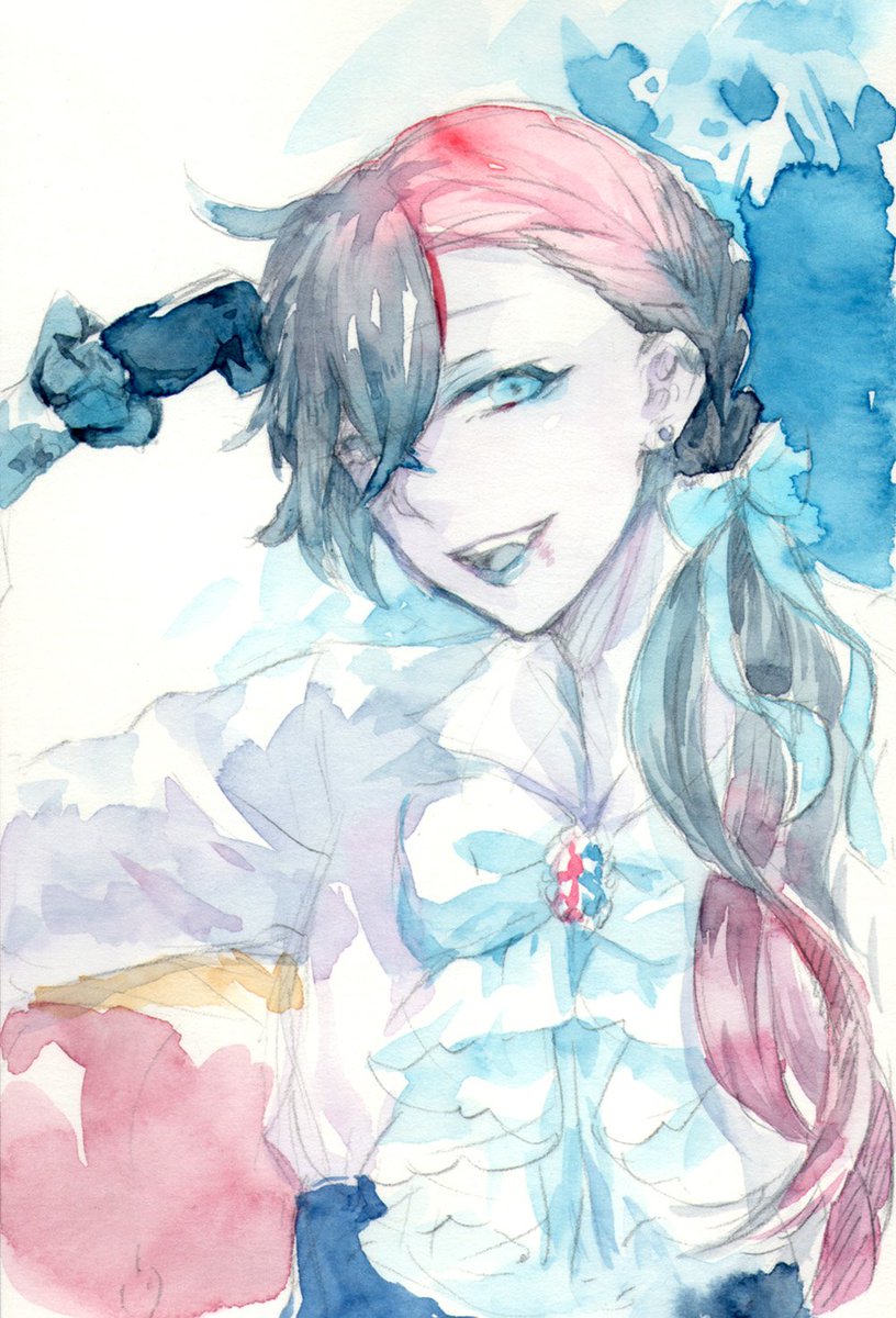 まさかのこのタイミングでネップリ登録しました。イラスト本に入れ忘れたヴァニタス君です🙇
セブンで「MJCDBK3Y」です。
#もちダンwebオンリー