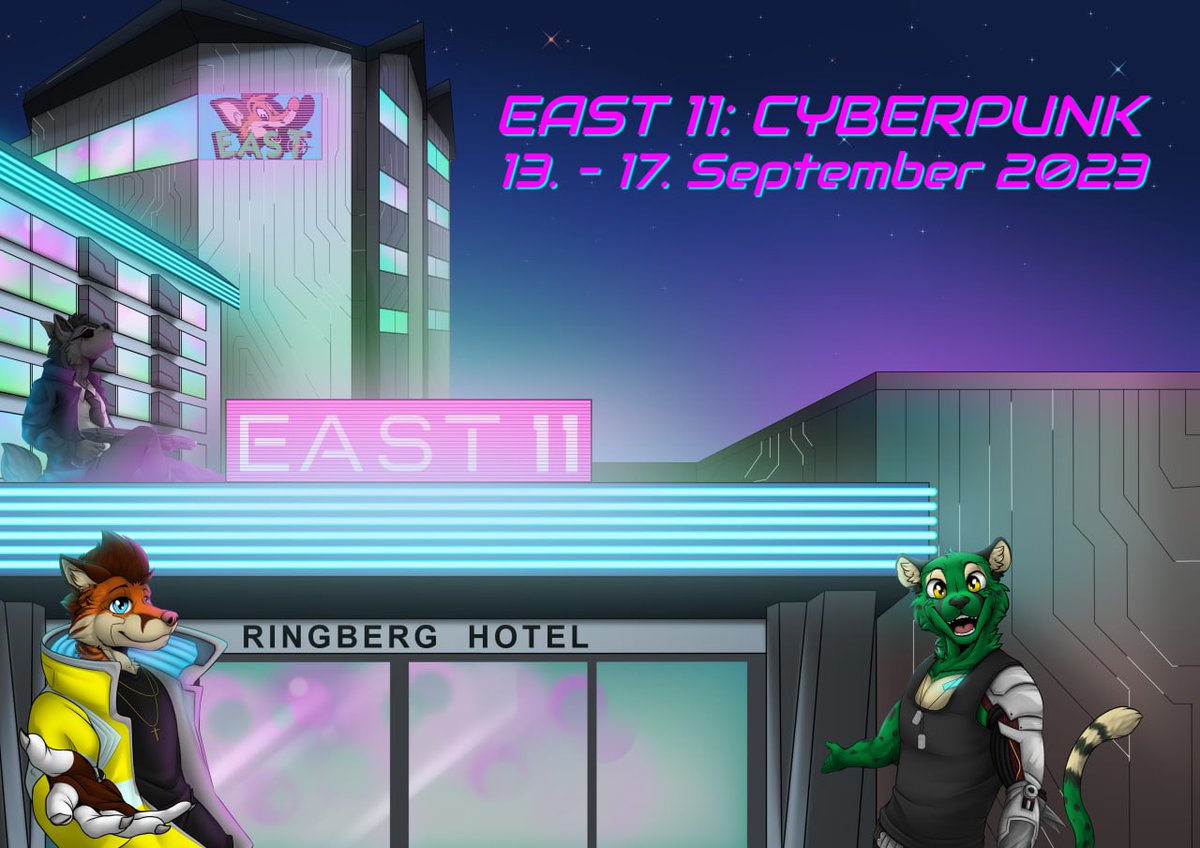 The EAST 11 website is now online!

▶️ sachsenfurs.de/de/east/

Registration starts on Sunday, 26.03.2023 at 20:00 (CET)