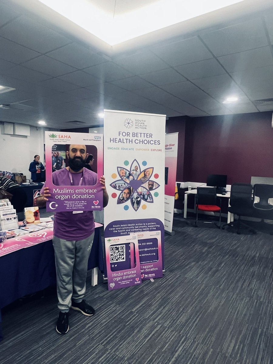 Great to connect with fellow @NHSOrganDonor #Ambassadors from #Northwest at the #HealthMela in #Preston organised by @NFHW1 .As @NHSBT #Ambassadors good to have #TeamBuilding weekend to plan for #OrganDonationWeek2023 happy to help organise in midlands will speak to @KatyPortell