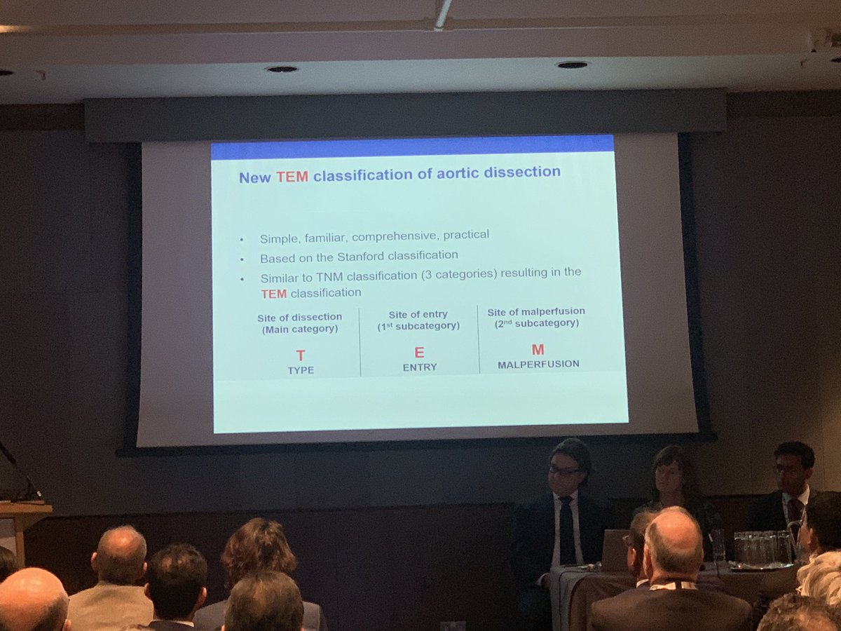 The new classification for aortic dissection and scoring system - fascinating! @SCTSUK #SCTS2023 @TeamAortaLHCH @THINK__AORTA @AorticDissectUK