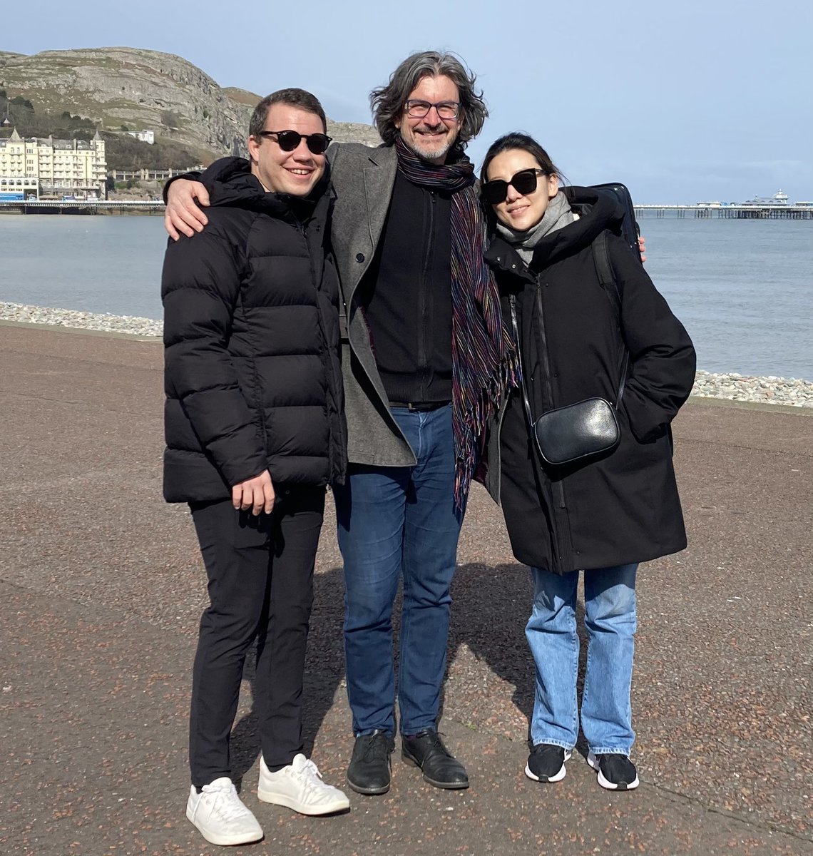 mattconductor's tweet photo. The end of the road for another North Wales tour with @BBCNOW and the outstanding company of Ryan Bancroft and  @clarajumikang for some Sibelius, Tchaikovsky and @tansydavies. Great to be on the road, performing outstanding music across Wales in this challenging time. https://t.co/6WLV9KtrCf