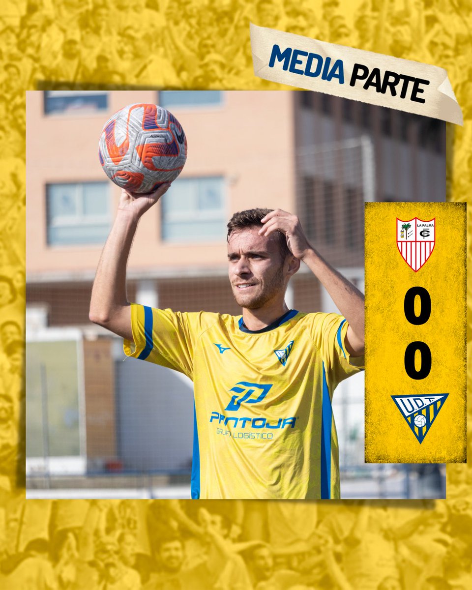 UD_Tomares's tweet photo. ⏰ 45' D E S C A N S O
#LPCF 0️⃣-0️⃣ #UDT
#UDT #OrgullosoDeLoNuestro https://t.co/aUZd4llcAD