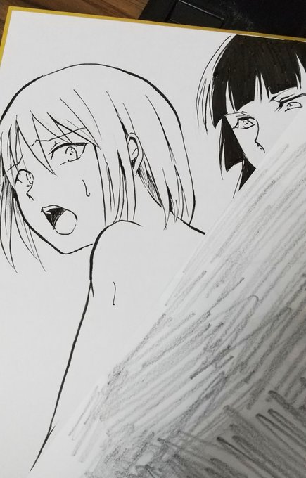 手描き色紙制作中

https://t.co/EnQpbHT2je 