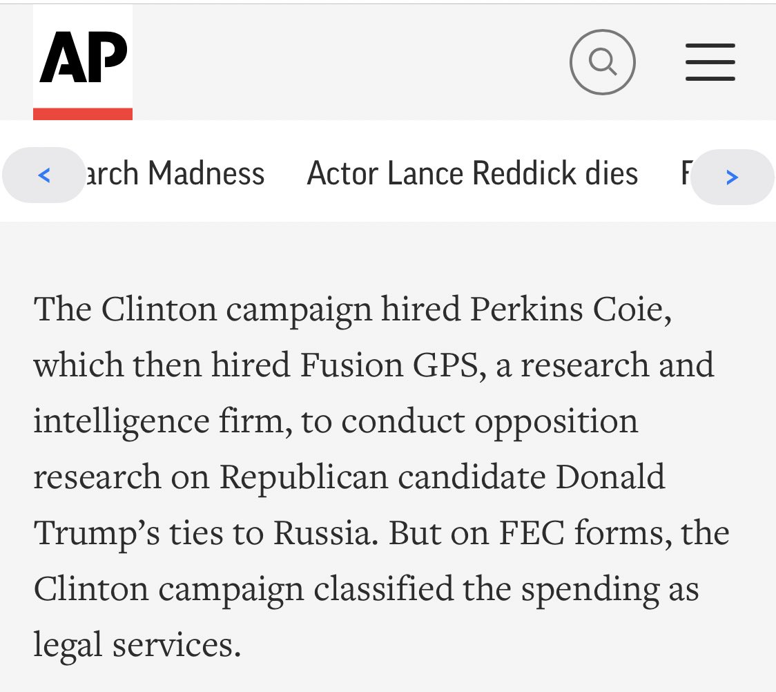 🚨🚨BREAKING: Last year Hillary Clinton quietly settled a campaign finance violation over reporting the *Steele Dossier* funding as legal services 🚨🚨

She paid a fine and was never arrested
Where was Alvin Bragg???