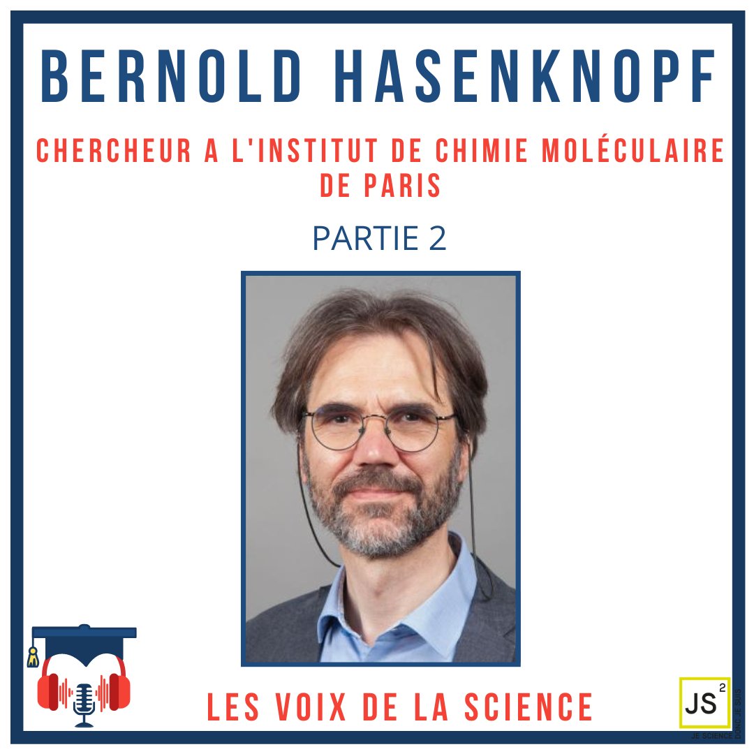 La suite de l'interview avec Bernold Hasenknopf (<a href="/IPCM_Sorbonne/">Institut parisien de chimie moléculaire / IPCM</a>) est là ! Venez l'écouter ici 👇
Spotify : open.spotify.com/show/5RzWtQbPa…
Apple podcast : podcasts.apple.com/fr/podcast/les… 
Deezer : deezer.com/fr/show/2055682
N'hésitez pas à partager, et commenter❤️