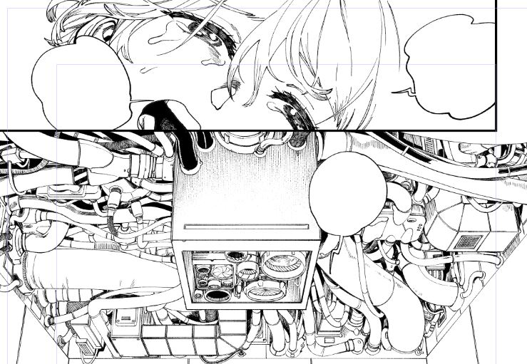 えっち漫画、頑張って描いてます 