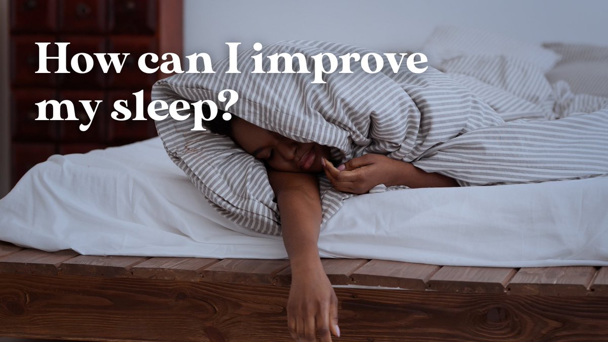 Good sleep is crucial for physical and mental wellness, but most of us aren't getting the zzz's we need. Our experts share their top tips on improving sleep: fal.cn/3wH5A