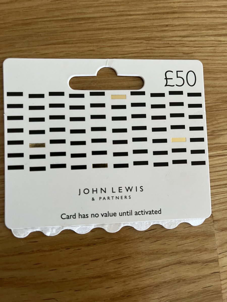 varghese_kitty's tweet photo. @johnlewishelp This is the card I received as gift ! https://t.co/Wcf333U7EZ