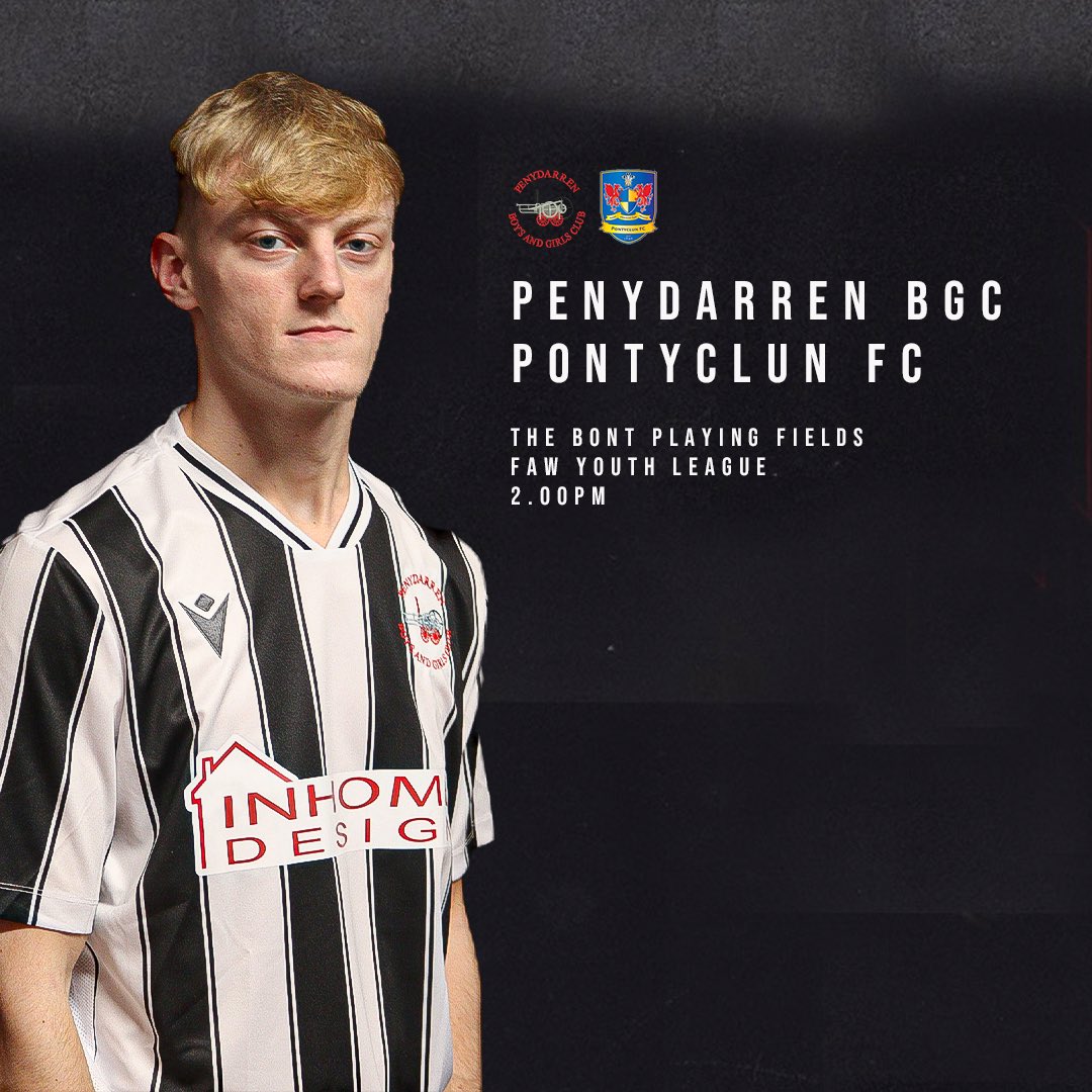 𝑴𝑨𝑻𝑪𝑯𝑫𝑨𝒀! 🙌 

Our 𝗬𝗼𝘂𝘁𝗵 𝗧𝗲𝗮𝗺 return to action this afternoon! 

🆚 <a href="/PontyclunFC/">Pontyclun FC</a>         
🏟 The Bont Playing Fields 3G  
⏰ 2:00pm Kick Off  
🏆 FAW Youth League 
🎟️ FREE ENTRY