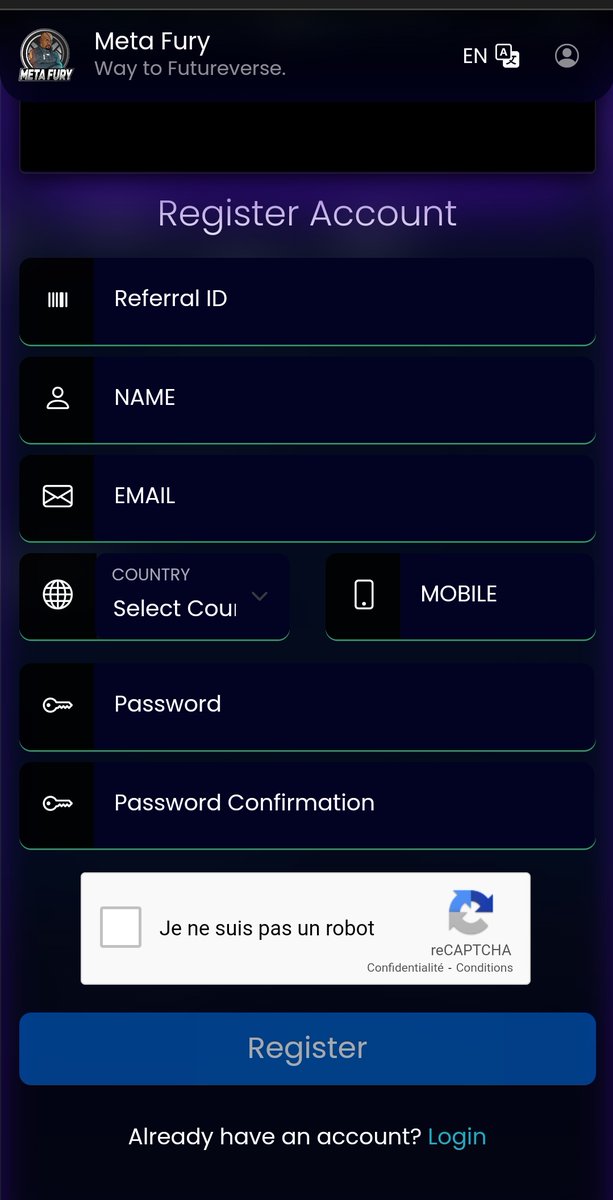 CryptokenTop's tweet photo. NEW #CRYPTO : @Metafury_world
1️⃣ Click :  https://t.co/WMSSutLgVw
2⃣ Créez un compte avant le délai ; Recevez 2000 #FURYX gratuits
✅ Code de référence : 37800148
3️⃣ Pour gagner +
-Partager le lien/code

📈 Valeur Future : 1 #FURYX = 0.7 #USDT (2025)
👉Comment🗨 Retweet 🫂 Like❤ https://t.co/cyMYb4UHhC