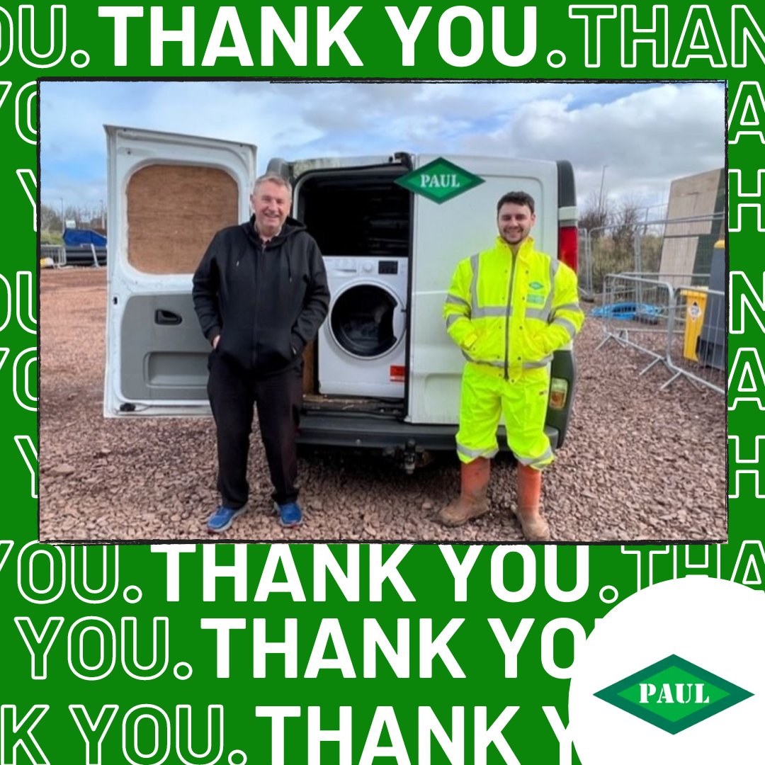 PennypitTrust's tweet photo. A massive thank you to @johnpaulconst for their donation of a new washing machine to the Pennypit Trust - also a big shout out to Tam for picking it up too 🙌
#HealthyHappyCommunities #CommunitiesWorkingTogether https://t.co/GLX9F8haQ2