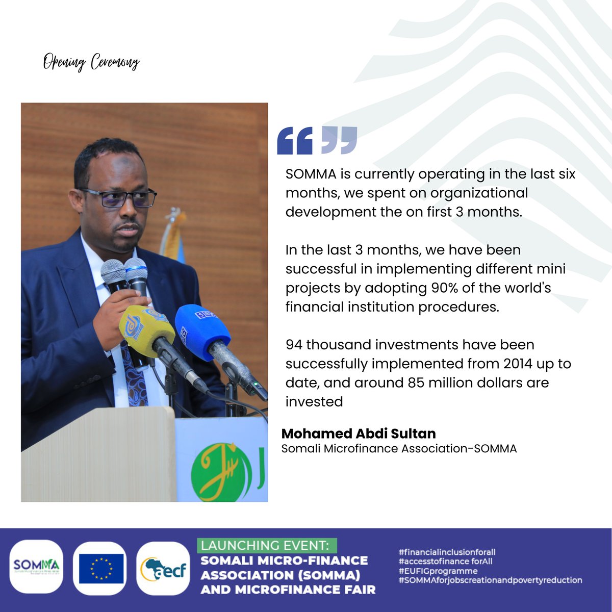 Somali Microfinance Association (SOMMA) tweet media